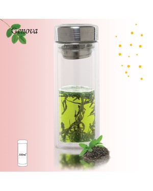 Borosilicate Glass Double Wall Tea Maker TM-311D Borosilicate Glass Double Wall Tea Maker TM-311D