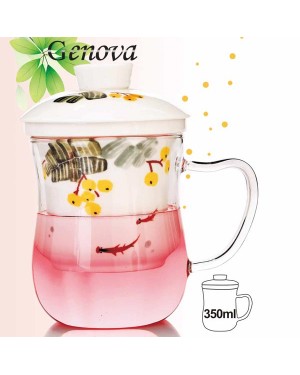 Borosilicate Glass Tea Maker with Ceramic Lid and Filter TM-361C Borosilicate Glass Tea Maker with Ceramic Lid and Filter TM-361C