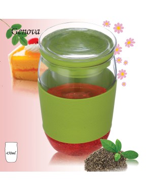 Borosilicate Glass Tea Maker With Silicone Parts TM-S45