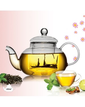 Borosilicate Glass Teapot TP-202 800ml Borosilicate Glass Teapot TP-202 800ml