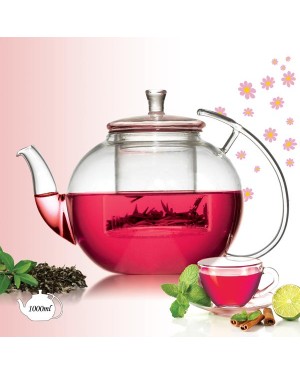 Borosilicate Glass Teapot TP-214 1000ml Borosilicate Glass Teapot TP-214 1000ml