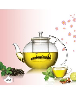 Borosilicate Glass Teapot TP-214 800ml Borosilicate Glass Teapot TP-214 800ml